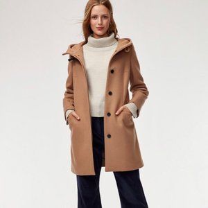Aritzia Babaton Pearce Wool Camel Coat